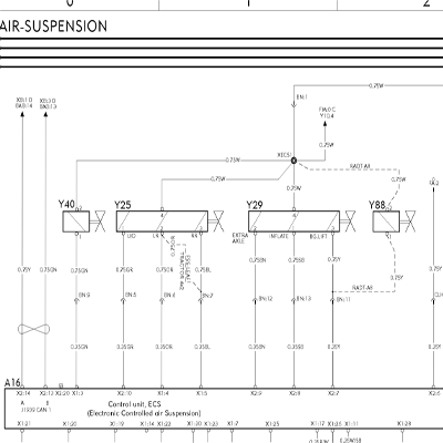 Jelektricheskaja shema pnevmopodveski